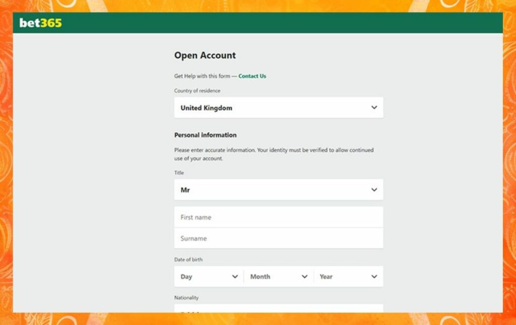 How to Open Bet365 betting platform Account